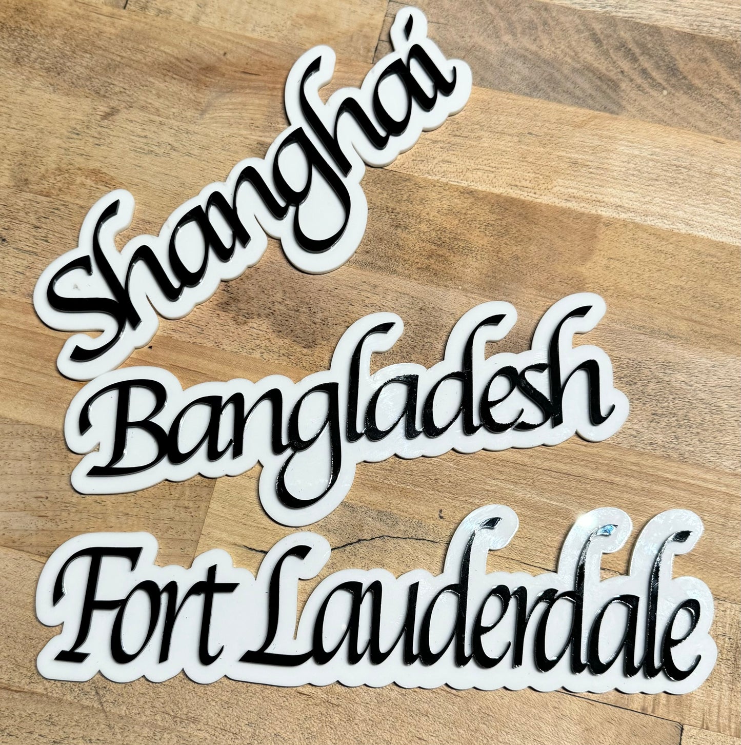 Acrylic: Keychains & Signs