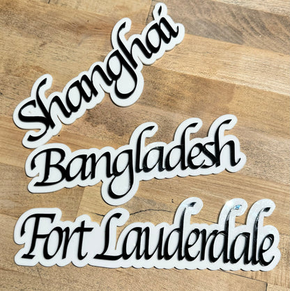 Acrylic: Keychains & Signs