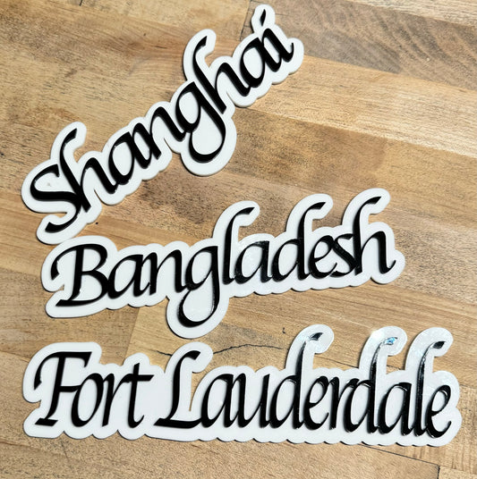 Acrylic: Keychains & Signs